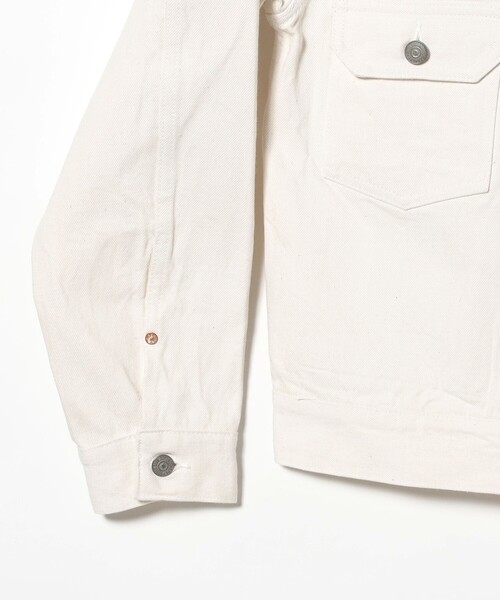 SUGAR CANE(シュガーケーン)の「SUGAR CANE / WHITE DENIM JACKET(デニムジャケット・レディース・ホワイト・36)」の8枚目の写真