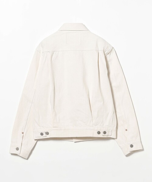 SUGAR CANE(シュガーケーン)の「SUGAR CANE / WHITE DENIM JACKET(デニムジャケット・レディース・ホワイト・36)」の6枚目の写真