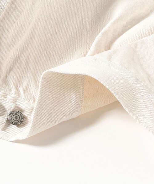 SUGAR CANE(シュガーケーン)の「SUGAR CANE / WHITE DENIM JACKET(デニムジャケット・レディース・ホワイト・36)」の3枚目の写真