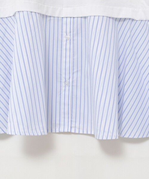 NOLLEY’S(ノーリーズ)の「【TORRAZZO DONNA/トラッゾドンナ】Docking Flare Top(Tシャツ/カットソー・レディース・ホワイト/ダークネイビー/グレー系その他・38)」の8枚目の写真