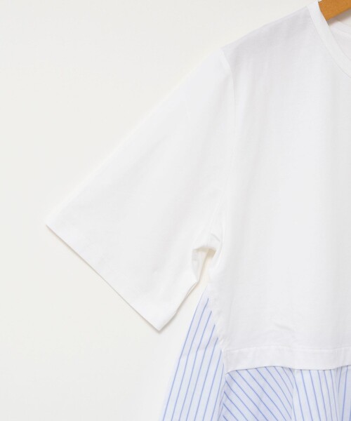 NOLLEY’S(ノーリーズ)の「【TORRAZZO DONNA/トラッゾドンナ】Docking Flare Top(Tシャツ/カットソー・レディース・ホワイト/ダークネイビー/グレー系その他・38)」の7枚目の写真
