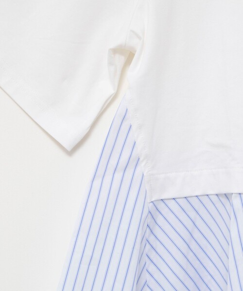 NOLLEY’S(ノーリーズ)の「【TORRAZZO DONNA/トラッゾドンナ】Docking Flare Top(Tシャツ/カットソー・レディース・ホワイト/ダークネイビー/グレー系その他・38)」の6枚目の写真
