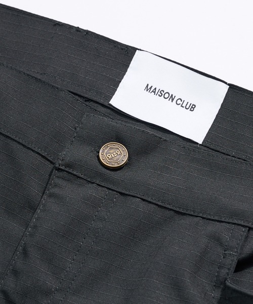 MAISON CLUB(メゾンクラブ)の「【MAISON CLUB】Military Cargo Shorts / ミリタリーカーゴショーツ KNF-YI ※(その他パンツ・メンズ・ブラック/カーキ/マルチ・2XL/XL)」の5枚目の写真