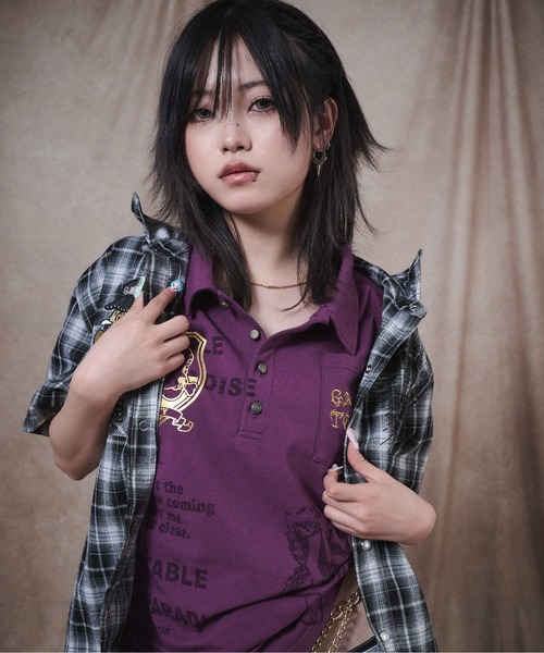 GALFY(ガルフィー)の「『GALFY/ガルフィー』爆アゲ↑↑チェックシャツ 半袖【Z】(シャツ/ブラウス・メンズ・ブルー/ブラック/レッド・L/XL)」の11枚目の写真