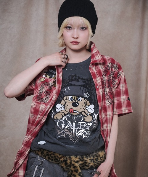 GALFY(ガルフィー)の「『GALFY/ガルフィー』爆アゲ↑↑チェックシャツ 半袖【Z】(シャツ/ブラウス・メンズ・ブルー/ブラック/レッド・L/XL)」の21枚目の写真