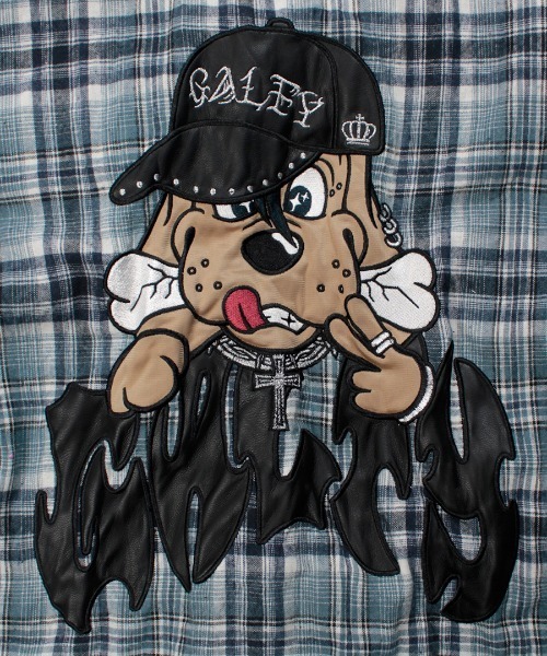 GALFY(ガルフィー)の「『GALFY/ガルフィー』爆アゲ↑↑チェックシャツ 半袖【Z】(シャツ/ブラウス・メンズ・ブルー/ブラック/レッド・L/XL)」の10枚目の写真