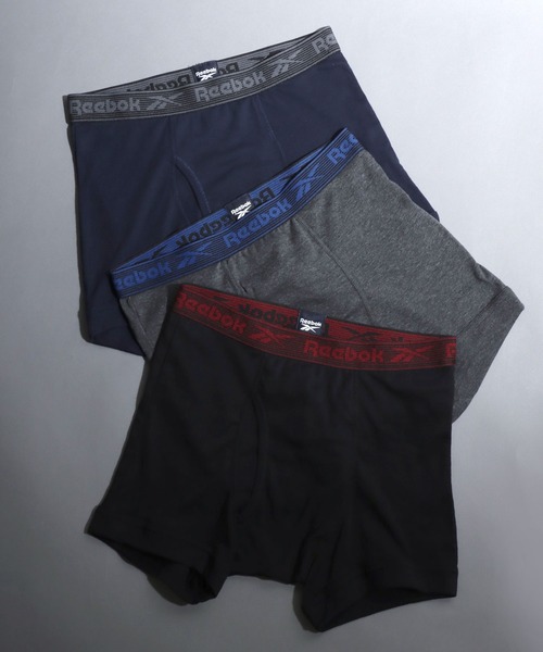 セール】【Reebok】3-piece boxer briefs set / リーボック ボクサー
