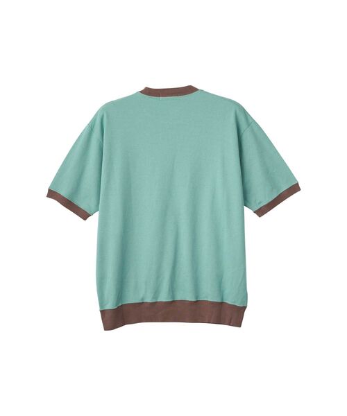 HYSTERIC GLAMOUR(ヒステリックグラマー)の「AUTHENTICジャカード Tシャツ(Tシャツ/カットソー・メンズ・トップグレー/グリーン/イエロー・SMALL/X-LARGE/LARGE/MEDIUM)」の5枚目の写真