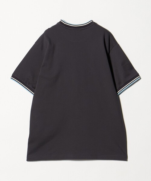 FRED PERRY（フレッドペリー）の「【別注】＜FRED PERRY＞ツインティップ クルーネック Tシャツ（Tシャツ/カットソー・メンズ・オフホワイト/ブラック/ダークグレー・L/M/XL）」の10枚目の写真