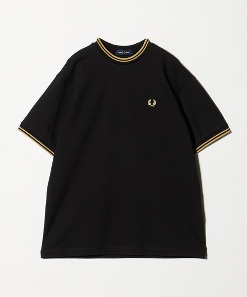 FRED PERRY（フレッドペリー）の「【別注】＜FRED PERRY＞ツインティップ クルーネック Tシャツ（Tシャツ/カットソー・メンズ・オフホワイト/ブラック/ダークグレー・L/M/XL）」の19枚目の写真