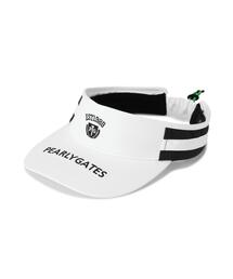 PEARLY GATES（パーリーゲイツ）の「【PEARLY GATES】メッシュ×ゴムスピンドルＶＩＳＯＲ（サンバイザー）」