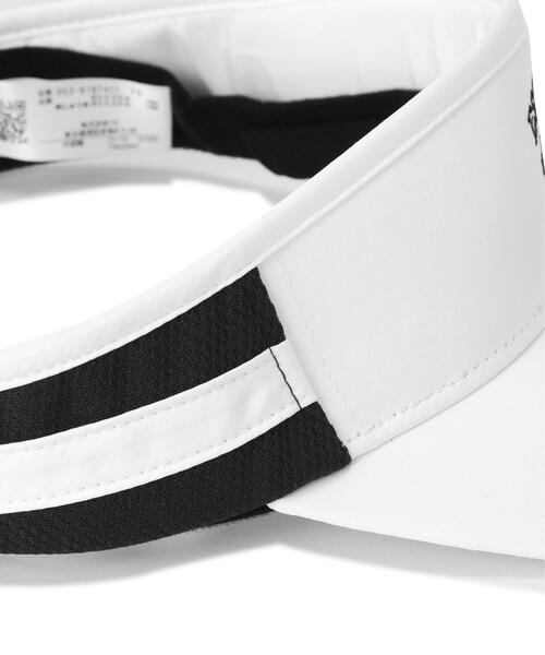PEARLY GATES(パーリーゲイツ)の「【PEARLY GATES】メッシュ×ゴムスピンドルVISOR(サンバイザー・レディース・ホワイト/ネイビー/グリーン・FREE)」の10枚目の写真
