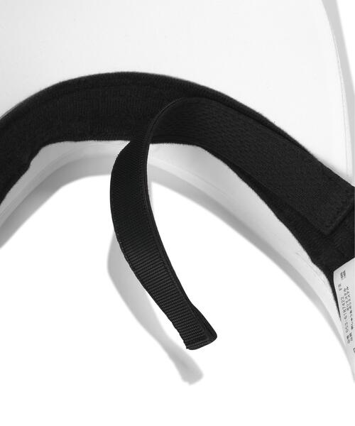 PEARLY GATES(パーリーゲイツ)の「【PEARLY GATES】メッシュ×ゴムスピンドルVISOR(サンバイザー・レディース・ホワイト/ネイビー/グリーン・FREE)」の12枚目の写真