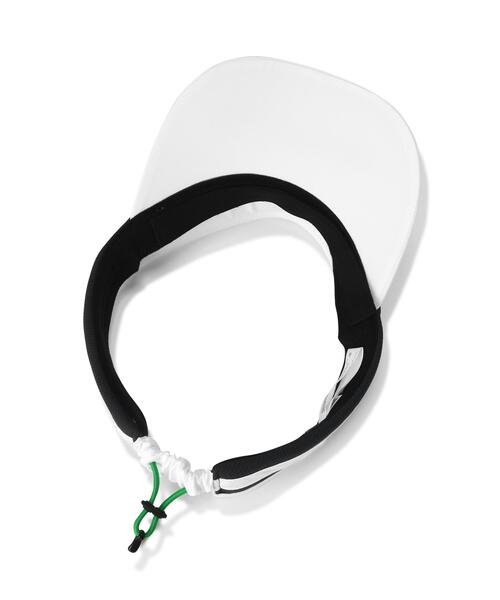 PEARLY GATES(パーリーゲイツ)の「【PEARLY GATES】メッシュ×ゴムスピンドルVISOR(サンバイザー・レディース・ホワイト/ネイビー/グリーン・FREE)」の13枚目の写真