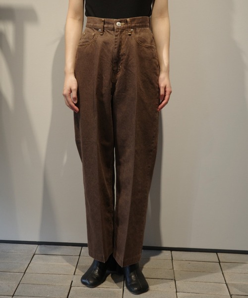 NEPLA.(ネプラ)の「NEPLA ワイドパンツ(デニムパンツ・レディース・ブラウン・25/24)」の1枚目の写真