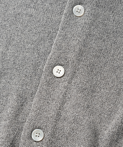 NONBLANK(ノンブランク)の「クロップカラーLSカーディガン_MELANGE GREY(カーディガン/ボレロ・メンズ・ミックスグレー・MEDIUM/LARGE/X-LARGE)」の5枚目の写真