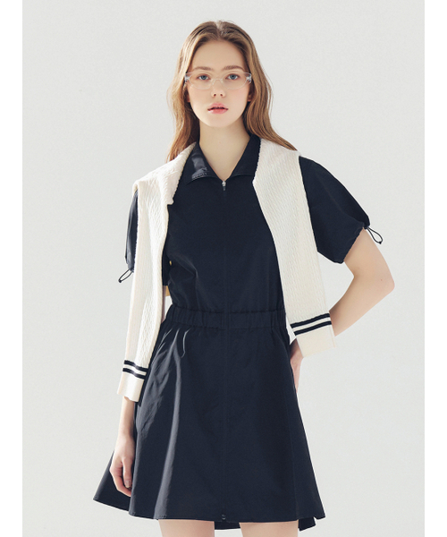 LORDLOAR(ロードロアル)の「ライトジップアップワンピース ブラック(ワンピース・レディース・その他・SMALL/MEDIUM)」の2枚目の写真