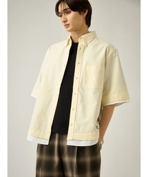 Mc McGREGOR（エムシーマックレガー）の「【Mc McGREGOR】Oxford Layered SS Button-Down Shirt（シャツ/ブラウス）」