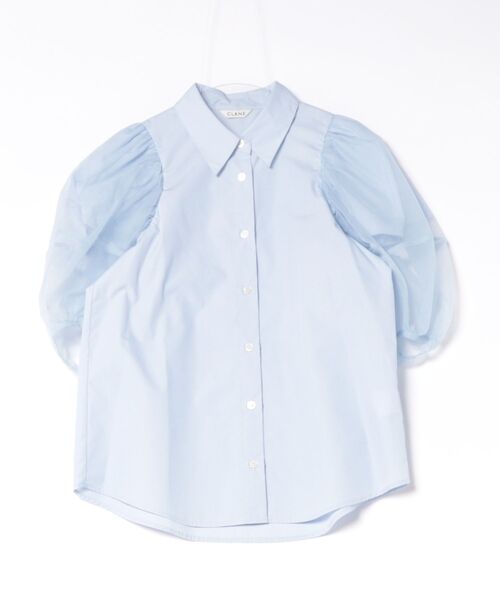 CLANE(クラネ)の「CLANE/クラネ/TULLE LAYERED SLEEVE SHIRTS(シャツ/ブラウス・レディース・その他18/ホワイト・1)」の16枚目の写真