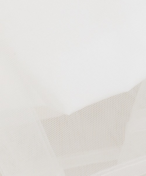 CLANE(クラネ)の「CLANE/クラネ/TULLE LAYERED SLEEVE SHIRTS(シャツ/ブラウス・レディース・その他18/ホワイト・1)」の9枚目の写真