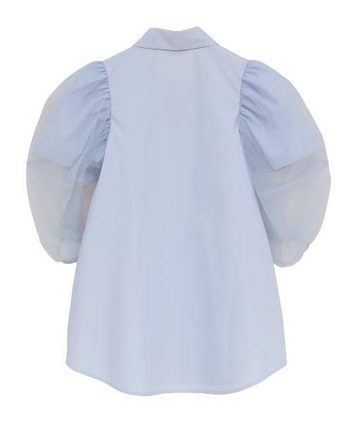 CLANE(クラネ)の「CLANE/クラネ/TULLE LAYERED SLEEVE SHIRTS(シャツ/ブラウス・レディース・その他18/ホワイト・1)」の10枚目の写真
