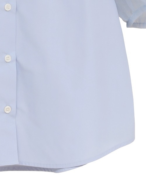 CLANE(クラネ)の「CLANE/クラネ/TULLE LAYERED SLEEVE SHIRTS(シャツ/ブラウス・レディース・その他18/ホワイト・1)」の13枚目の写真