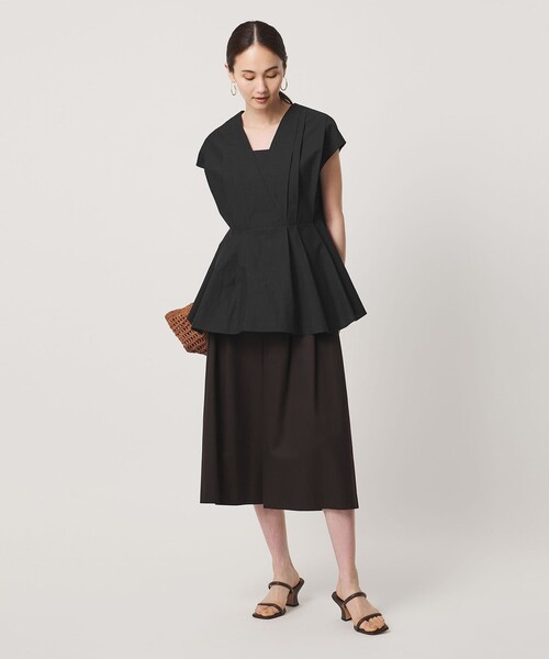 UNITED ARROWS(ユナイテッドアローズ)の「MANTECO POP フレンチスリーブ ブラウス(シャツ/ブラウス・レディース・ブラック/その他7/クリーム/ダークブラウン・FREE)」の7枚目の写真
