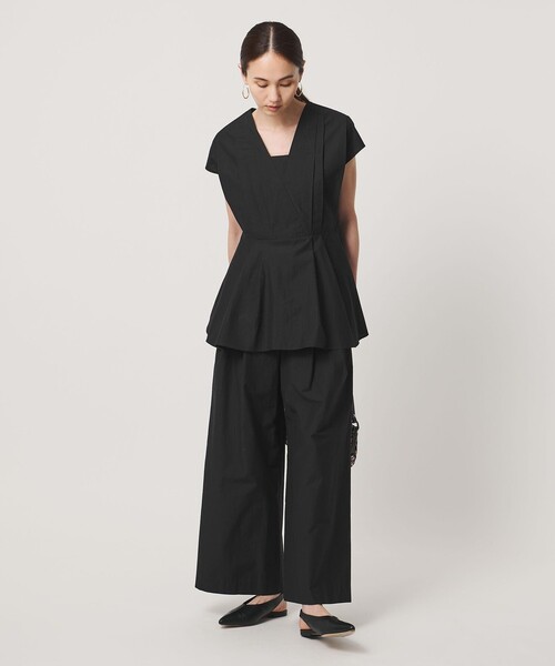 UNITED ARROWS(ユナイテッドアローズ)の「MANTECO POP フレンチスリーブ ブラウス(シャツ/ブラウス・レディース・ブラック/その他7/クリーム/ダークブラウン・FREE)」の8枚目の写真
