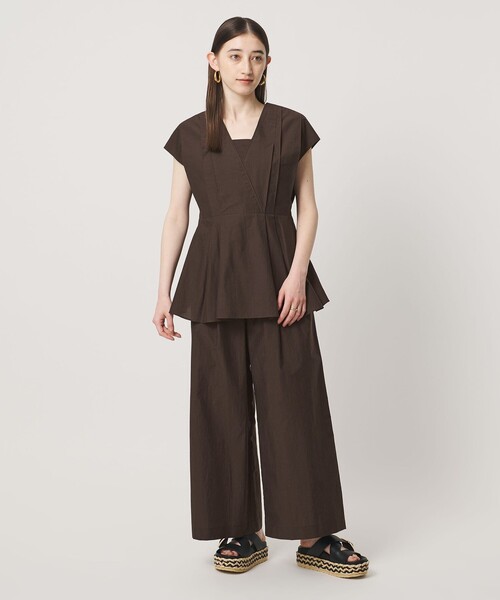 UNITED ARROWS(ユナイテッドアローズ)の「MANTECO POP フレンチスリーブ ブラウス(シャツ/ブラウス・レディース・ブラック/その他7/クリーム/ダークブラウン・FREE)」の12枚目の写真