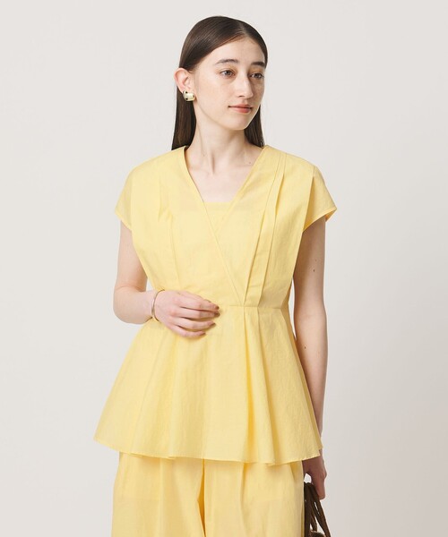 UNITED ARROWS(ユナイテッドアローズ)の「MANTECO POP フレンチスリーブ ブラウス(シャツ/ブラウス・レディース・ブラック/その他7/クリーム/ダークブラウン・FREE)」の13枚目の写真