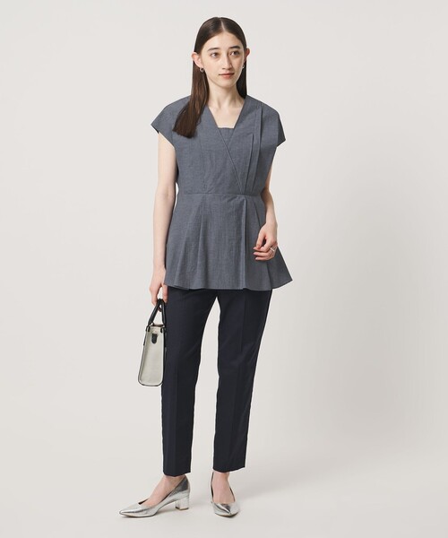 UNITED ARROWS(ユナイテッドアローズ)の「MANTECO POP フレンチスリーブ ブラウス(シャツ/ブラウス・レディース・ブラック/その他7/クリーム/ダークブラウン・FREE)」の20枚目の写真