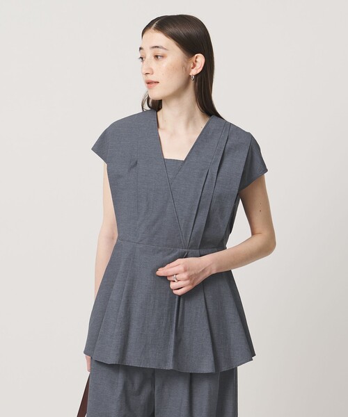 UNITED ARROWS(ユナイテッドアローズ)の「MANTECO POP フレンチスリーブ ブラウス(シャツ/ブラウス・レディース・ブラック/その他7/クリーム/ダークブラウン・FREE)」の21枚目の写真