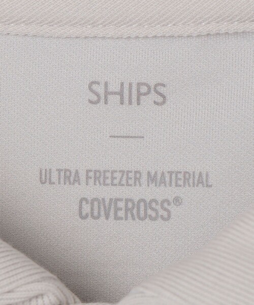 SHIPS（シップス）の「SHIPS:〈接触冷感/ 遮熱/ UVカット〉COVEROSS(R) フリーザー ポロシャツ（ポロシャツ・メンズ・ネイビー/ブラウン/ライトグレー・X-LARGE/LARGE/MEDIUM/SMALL）」の19枚目の写真