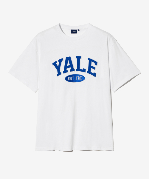 YALE(イェール)の「ツートンアーチ半袖Tシャツロイヤルブルー(Tシャツ/カットソー・レディース・その他・LARGE/MEDIUM/SMALL/X-LARGE/XX-LARGE/X-SMALL)」の1枚目の写真