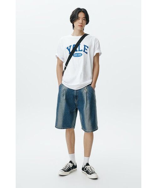 YALE(イェール)の「ツートンアーチ半袖Tシャツロイヤルブルー(Tシャツ/カットソー・レディース・その他・LARGE/MEDIUM/SMALL/X-LARGE/XX-LARGE/X-SMALL)」の7枚目の写真