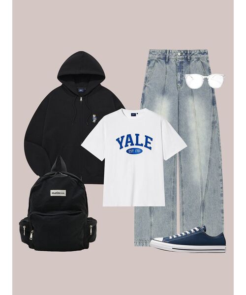 YALE(イェール)の「ツートンアーチ半袖Tシャツロイヤルブルー(Tシャツ/カットソー・レディース・その他・LARGE/MEDIUM/SMALL/X-LARGE/XX-LARGE/X-SMALL)」の8枚目の写真