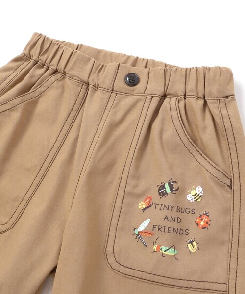 SLAP SLIP(スラップスリップ)の「裾チェック折り返し5.5分丈ストレッチパンツ(80~130cm)(その他パンツ・キッズ・ブルー/ベージュ・130cm/80cm/110cm/120cm/100cm/90cm)」の9枚目の写真