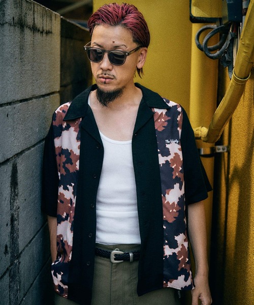 Subciety（サブサエティ）の「Patterned panel shirt（シャツ/ブラウス・メンズ・ブラック/ブラック系その他/ブラック系その他2・SMALL/MEDIUM/LARGE/X-LARGE）」の18枚目の写真