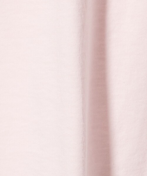 6（ロク）の「＜6(ROKU)＞コットンカシミヤ ベーシック Tシャツ 26SS（Tシャツ/カットソー・レディース・ホワイト/ブラック/ライトピンク・FREE）」の12枚目の写真