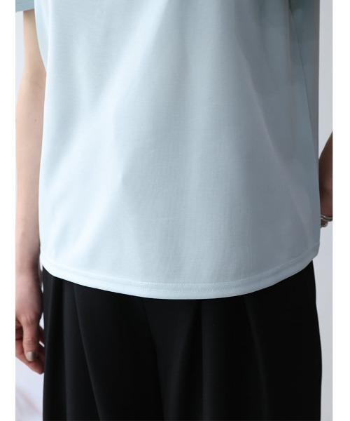 fifth（フィフス）の「【接触冷感】ドレープトップス（Tシャツ/カットソー・レディース・ミント/ネイビー/ホワイト・M）」の13枚目の写真