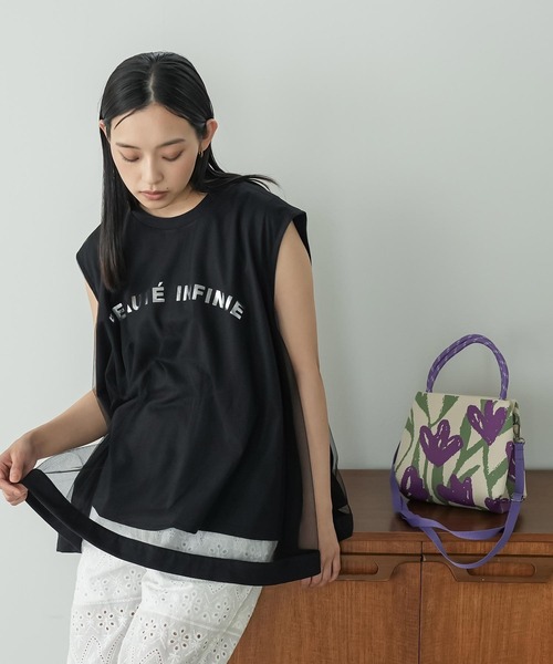 mili an deni(ミリアンデニ)の「2WAYカラフルロープニットトートバッグ(トートバッグ・レディース・ブルー/グリーン/パープル/ブラック・F)」の16枚目の写真