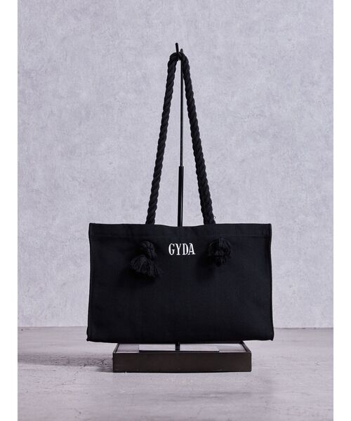 GYDA(ジェイダ)の「GYDAロープMトートBAG(トートバッグ・レディース・ブラック・FREE)」の1枚目の写真