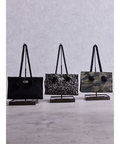 GYDA(ジェイダ)の「GYDAロープMトートBAG(トートバッグ・レディース・ブラック・FREE)」の2枚目の写真