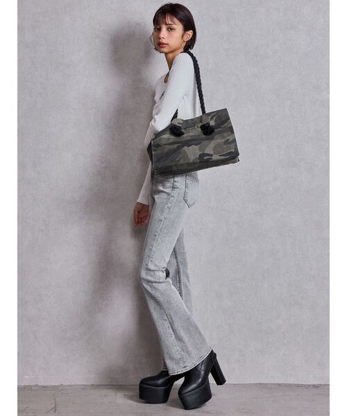 GYDA(ジェイダ)の「GYDAロープMトートBAG(トートバッグ・レディース・ブラック・FREE)」の5枚目の写真