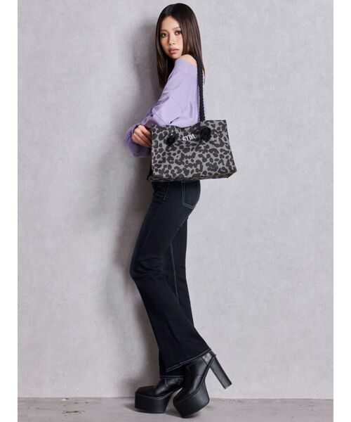 GYDA(ジェイダ)の「GYDAロープMトートBAG(トートバッグ・レディース・ブラック・FREE)」の8枚目の写真