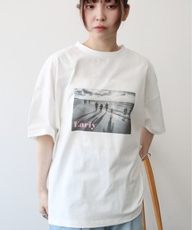 Meli rich | フォトプリントカラーロゴTシャツ(Tシャツ/カットソー)