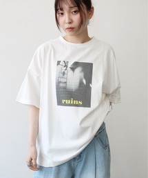 Meli rich | フォトプリントカラーロゴＴシャツ(Tシャツ/カットソー)