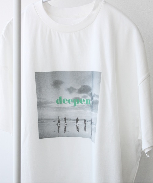 Meli rich（メリーリッチ）の「フォトプリントカラーロゴＴシャツ（Tシャツ/カットソー・レディース・ピンク/ブルー/イエロー/グリーン・FREE）」の19枚目の写真