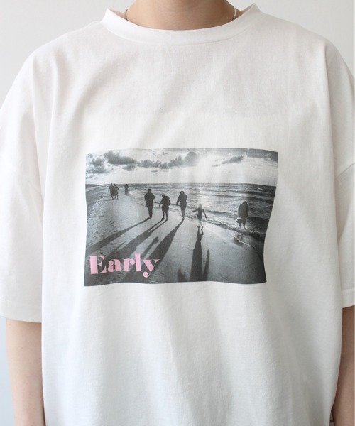 Meli rich（メリーリッチ）の「フォトプリントカラーロゴＴシャツ（Tシャツ/カットソー・レディース・ピンク/ブルー/イエロー/グリーン・FREE）」の13枚目の写真