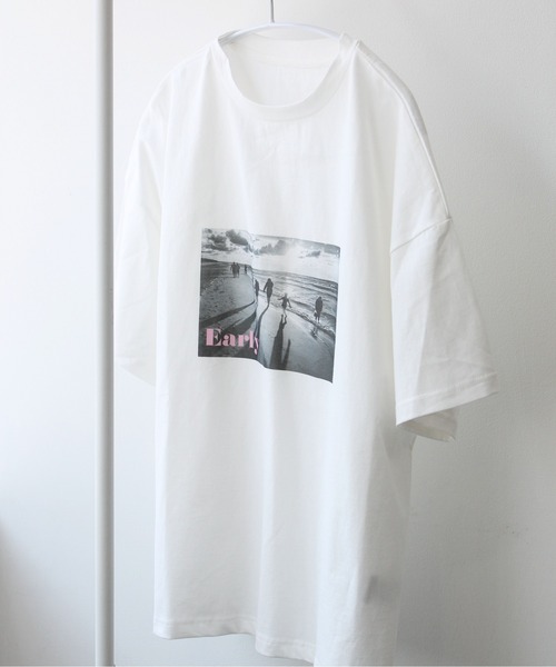 Meli rich（メリーリッチ）の「フォトプリントカラーロゴＴシャツ（Tシャツ/カットソー・レディース・ピンク/ブルー/イエロー/グリーン・FREE）」の14枚目の写真